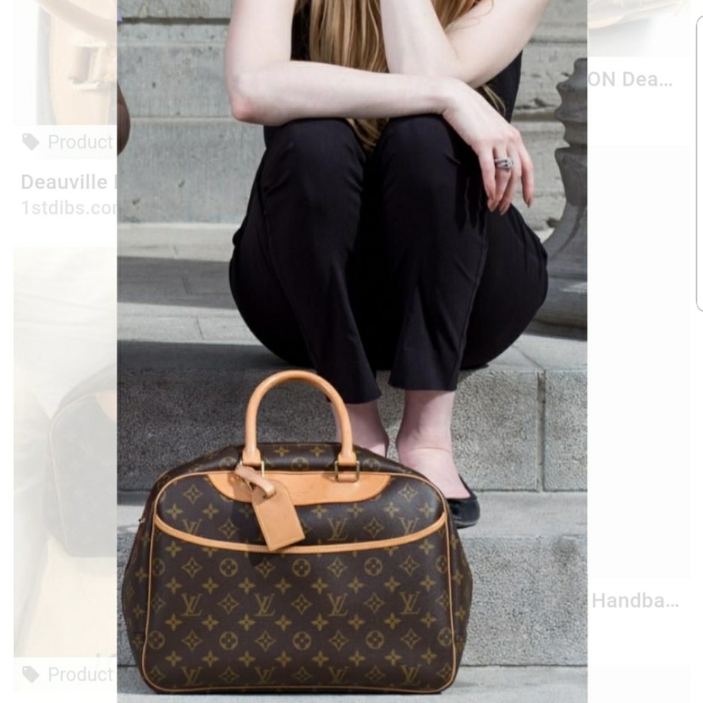 Louis Vuitton Monogram Canvas Satchel with Tan Vachetta Trim - Picture 5 of 6